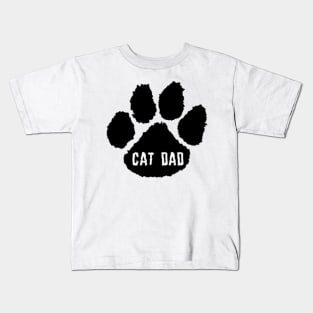 Cat Dad, Mug, Mask, Notebook,Sticker Kids T-Shirt